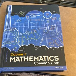 Pearson Mathematics Common Core Course 1 - Blue and Black Cover